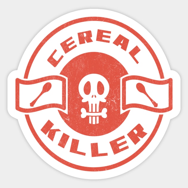 Cereal killer Sticker by Beni-Shoga-Ink